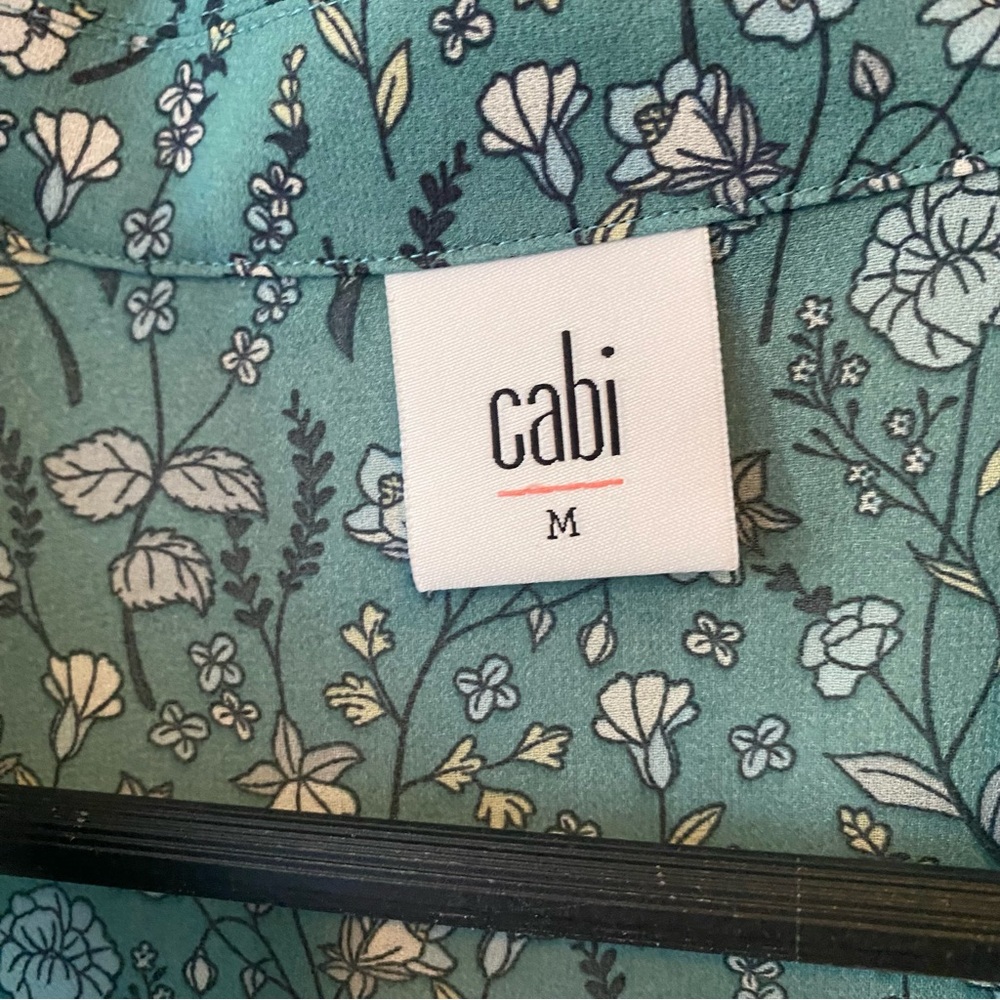 Cabi Chase Field of Flowers Semi Sheer Blouse - Picture 3 of 8